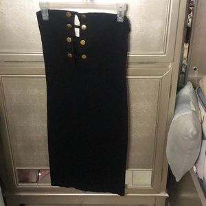 Sexy strapless dress